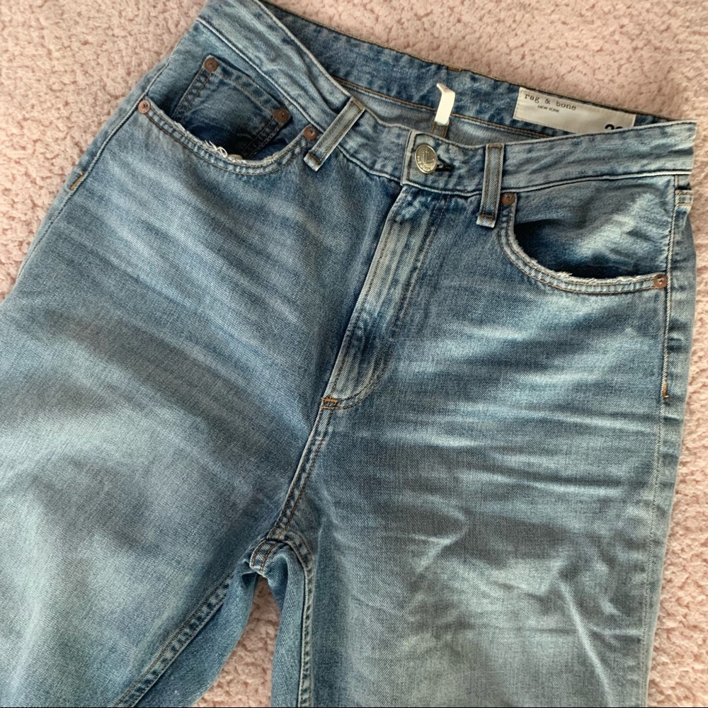 Super high rise rag & bone jeans / Ruth/ 28